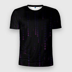 Мужская спорт-футболка Color black pink