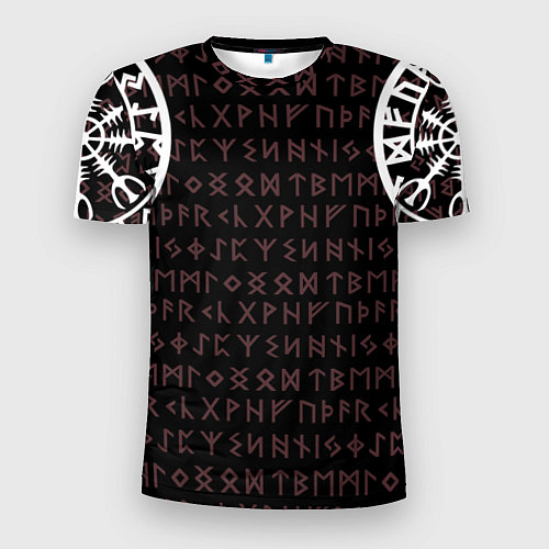 Мужская спорт-футболка Руны викингов / 3D-принт – фото 1