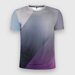 Мужская спорт-футболка Color grey with stripes