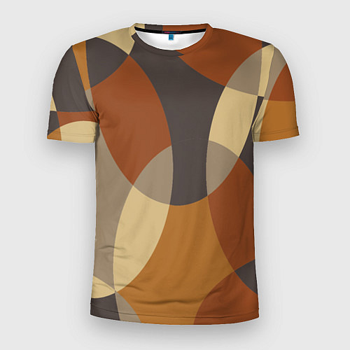 Мужская спорт-футболка Графические цветные текстуры и паттерны / 3D-принт – фото 1