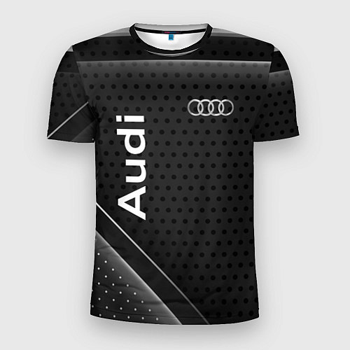 Мужская спорт-футболка Audi текстура / 3D-принт – фото 1