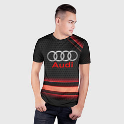 Футболка спортивная мужская Audi sport auto, цвет: 3D-принт — фото 2