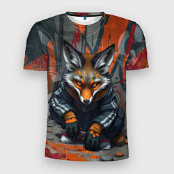 Мужская спорт-футболка Лис из подворотни