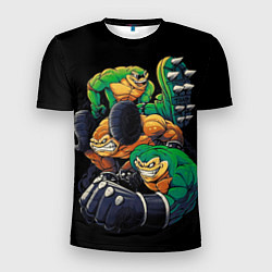 Мужская спорт-футболка Battletoads trio