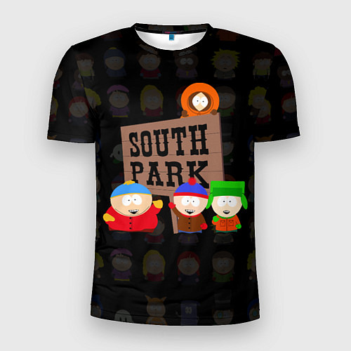 Мужская спорт-футболка Друзья из южного парка / 3D-принт – фото 1