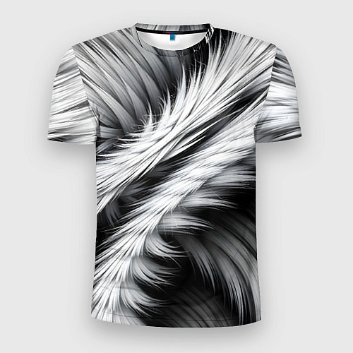 Мужская спорт-футболка Шерсть волка / 3D-принт – фото 1