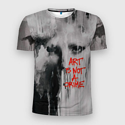 Футболка спортивная мужская Исскуство не преступление, цвет: 3D-принт