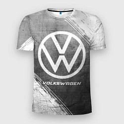 Мужская спорт-футболка Volkswagen - grey gradient