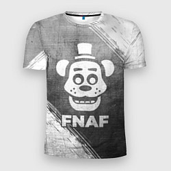 Мужская спорт-футболка FNAF - grey gradient