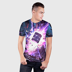 Футболка спортивная мужская Магический куб, цвет: 3D-принт — фото 2