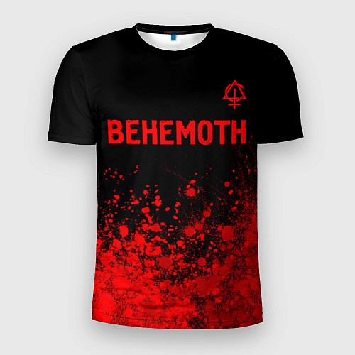 Мужская спорт-футболка Behemoth - red gradient посередине / 3D-принт – фото 1