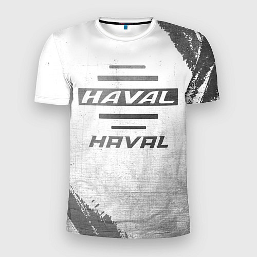 Мужская спорт-футболка Haval - white gradient / 3D-принт – фото 1