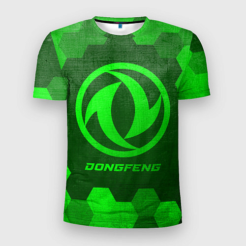 Мужская спорт-футболка Dongfeng - green gradient / 3D-принт – фото 1