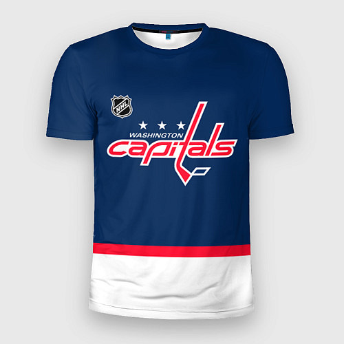 Мужская спорт-футболка Washington Capitals hockey team / 3D-принт – фото 1