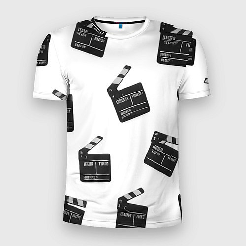 Мужская спорт-футболка Съёмочная хлопушка / 3D-принт – фото 1