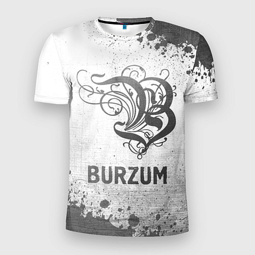 Мужская спорт-футболка Burzum - white gradient / 3D-принт – фото 1