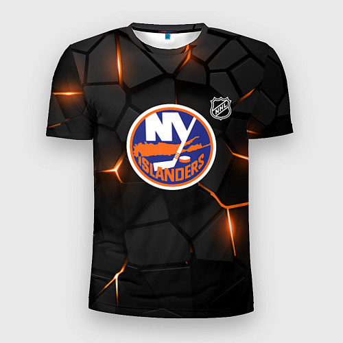 Мужская спорт-футболка Нью Йорк Айлендерс - НХЛ хоккей / 3D-принт – фото 1