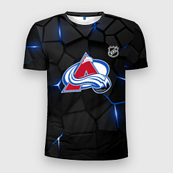 Футболка спортивная мужская Колорадо Эвеланш - плиты с подсветкой, цвет: 3D-принт
