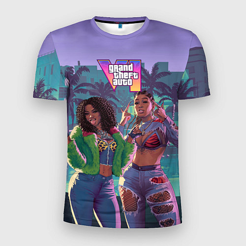 Мужская спорт-футболка Риал даймз из Gta 6 / 3D-принт – фото 1