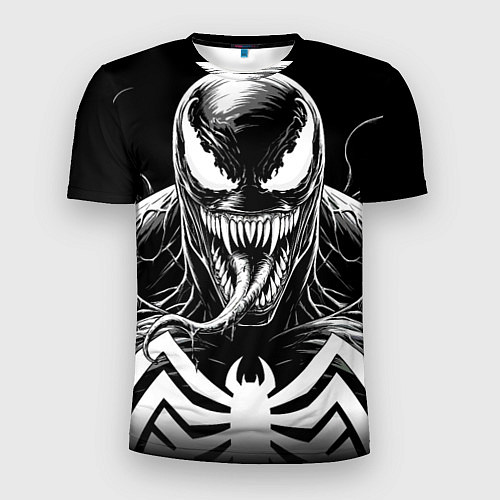 Мужская спорт-футболка Веном эпичный / 3D-принт – фото 1