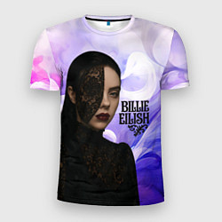 Мужская спорт-футболка Готический стиль Билли Айлиш