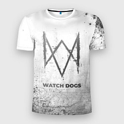 Футболка спортивная мужская Watch Dogs - white gradient, цвет: 3D-принт