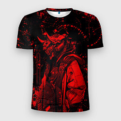 Футболка спортивная мужская Кибернетический Они, цвет: 3D-принт