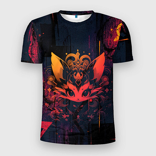 Мужская спорт-футболка Магический лисёнок / 3D-принт – фото 1