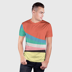 Футболка спортивная мужская Спектр июнь, цвет: 3D-принт — фото 2