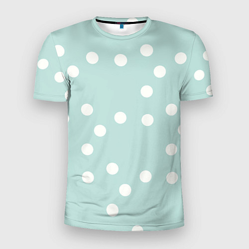 Мужская спорт-футболка Снежная морская пена / 3D-принт – фото 1