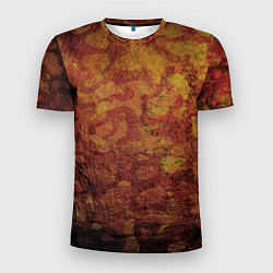 Мужская спорт-футболка Абстракция - desert camouflage
