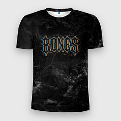Футболка спортивная мужская Bones логотип, цвет: 3D-принт
