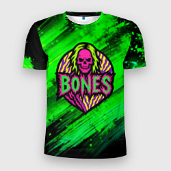Мужская спорт-футболка Bones лого с черепом