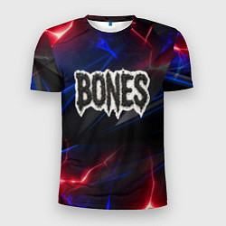 Футболка спортивная мужская Логотип Bones из земли, цвет: 3D-принт