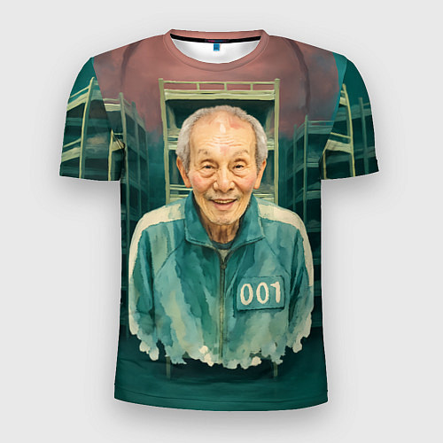 Мужская спорт-футболка Игра в кальмара игрок 001 / 3D-принт – фото 1