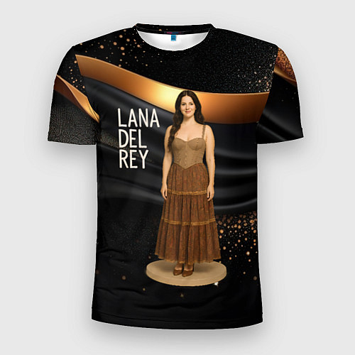 Мужская спорт-футболка Lana Del Rey в ретро платье / 3D-принт – фото 1