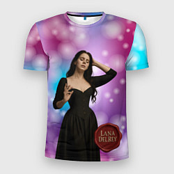Мужская спорт-футболка Lana Del Rey закрыла глаза