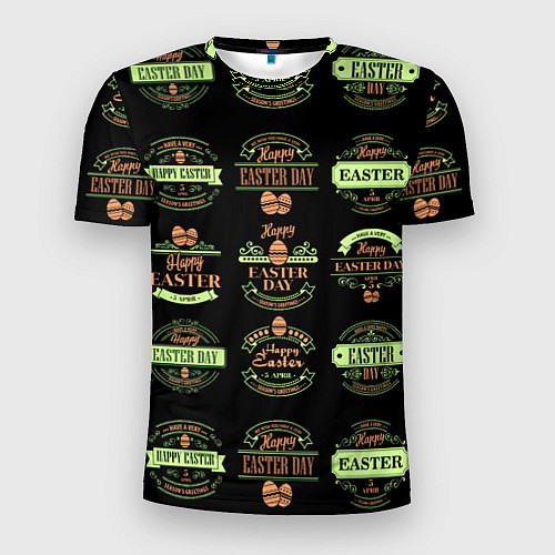 Мужская спорт-футболка Easter holidays / 3D-принт – фото 1