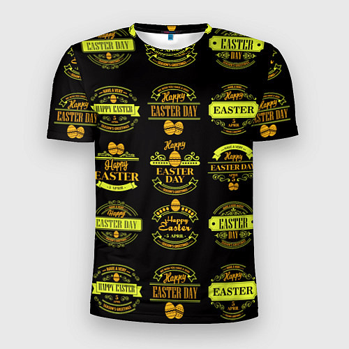 Мужская спорт-футболка Easter holidays / 3D-принт – фото 1