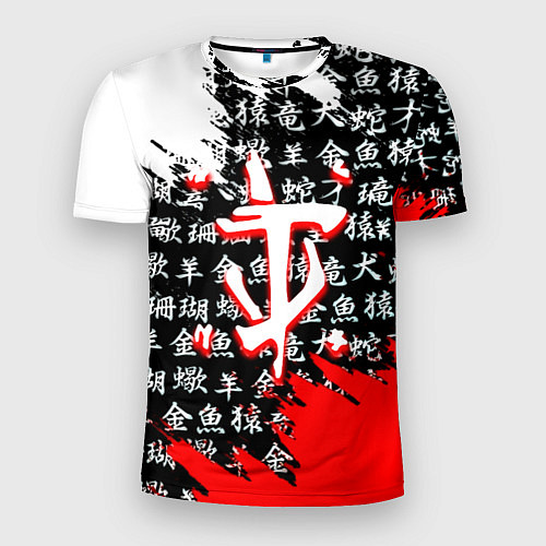 Мужская спорт-футболка Doom dark age japan / 3D-принт – фото 1