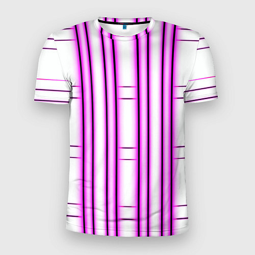 Мужская спорт-футболка Neon pink / 3D-принт – фото 1