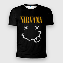 Мужская спорт-футболка Nirvana rock music