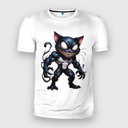 Мужская спорт-футболка Гибрид Венома и Чеширского кота