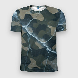 Мужская спорт-футболка Ледяной камуфляж