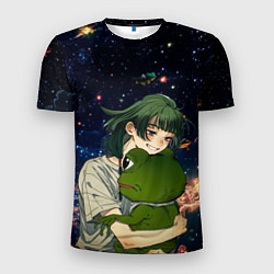 Мужская спорт-футболка МаоМао и Лягушонок Пепе - Монолог Фармацевта