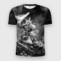 Футболка спортивная мужская Робаут Жиллиман - Ультрамарины Warhammer, цвет: 3D-принт