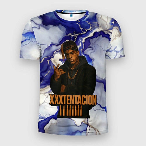 Мужская спорт-футболка XXXTentacion gangster / 3D-принт – фото 1