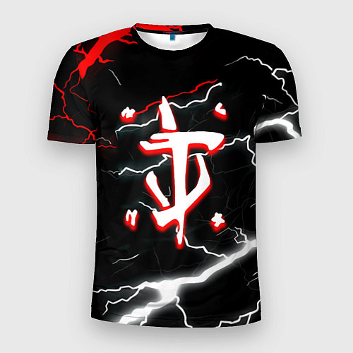 Мужская спорт-футболка Doom шторм текстура / 3D-принт – фото 1