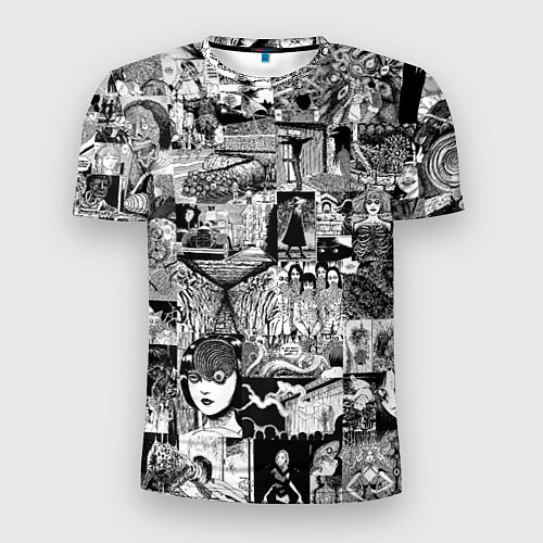 Мужская спорт-футболка Horror World of Junji Ito / 3D-принт – фото 1