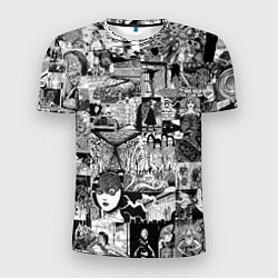 Футболка спортивная мужская Horror World of Junji Ito, цвет: 3D-принт